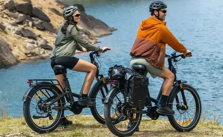 Hopfällbar elcykel för längre turer lätt citycykel eller kraftigare allroundcykel