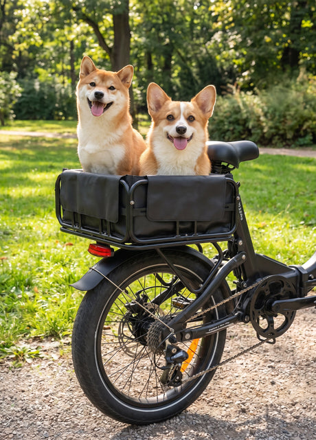 Bakre cykelkorgset