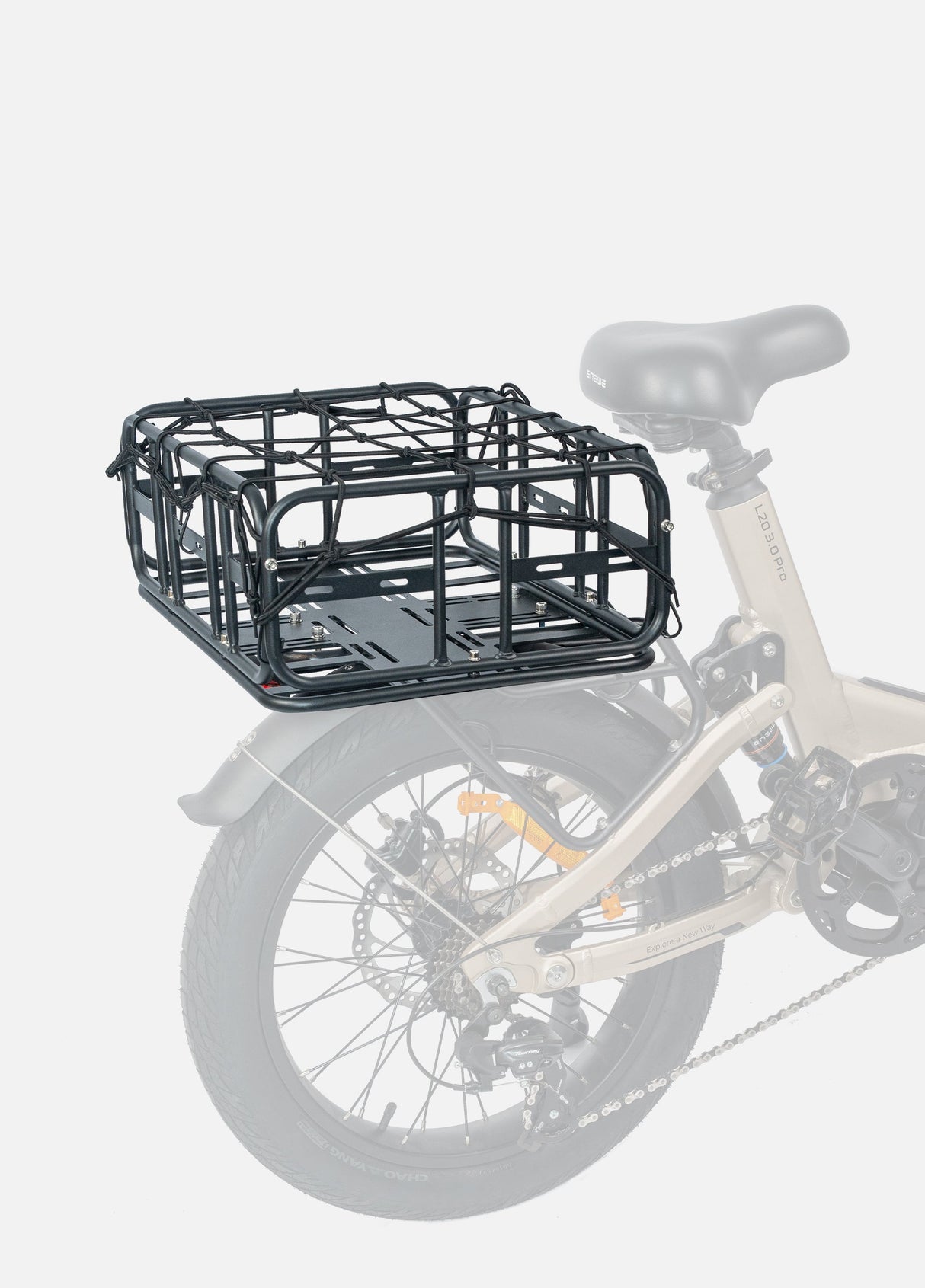Bakre cykelkorgset