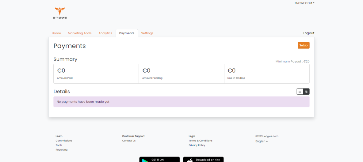 Anslut PayPal.